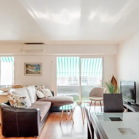 شقة Bright 2 Bed In Cannes, 10 Min To Palais *